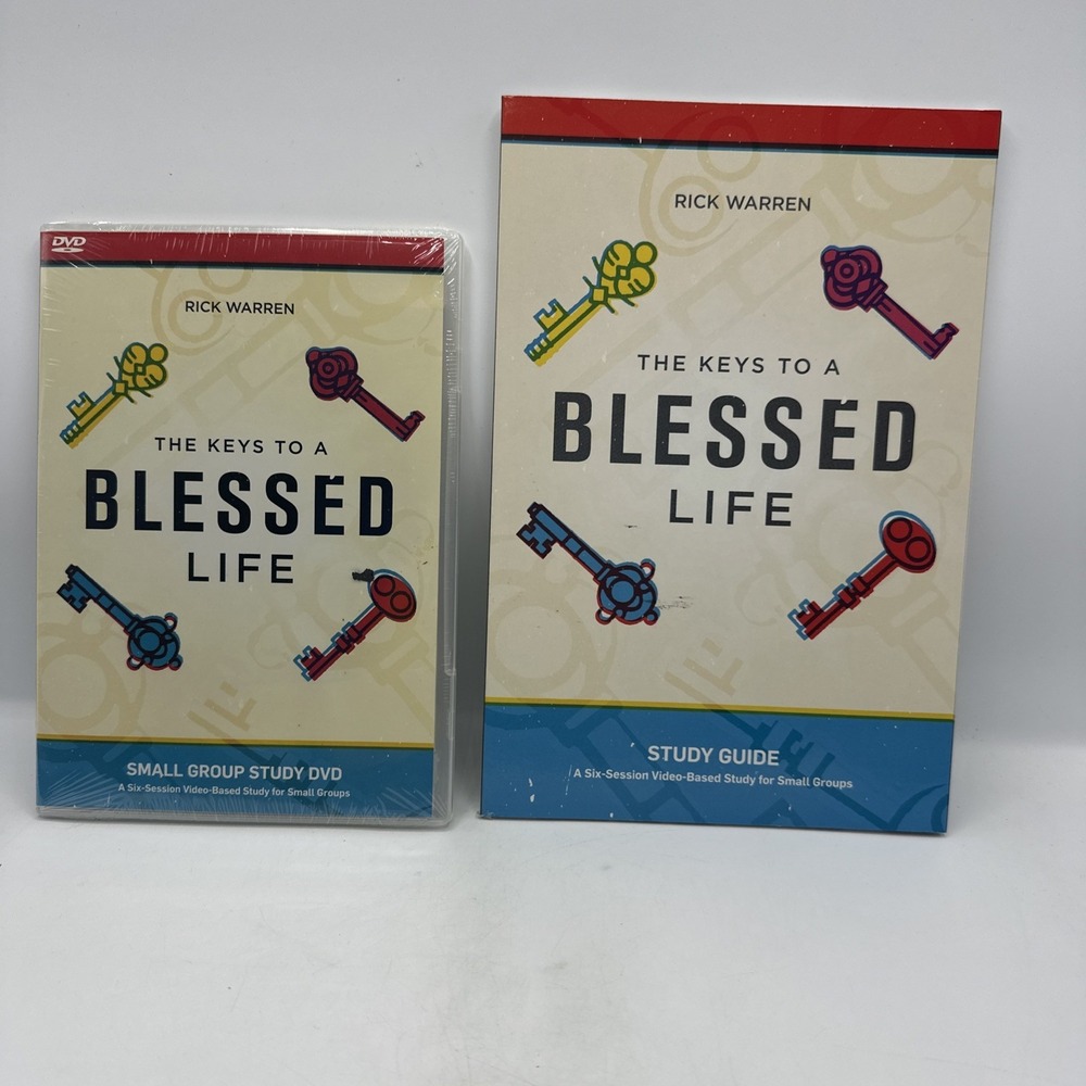 The Keys to a Blessed Life Study Guide And DVD New Rick‎ Warren 2015